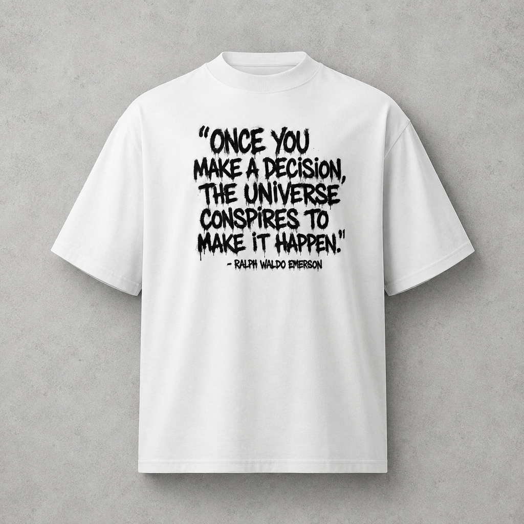 Unisex Emerson Oversized High Neck T-Shirt