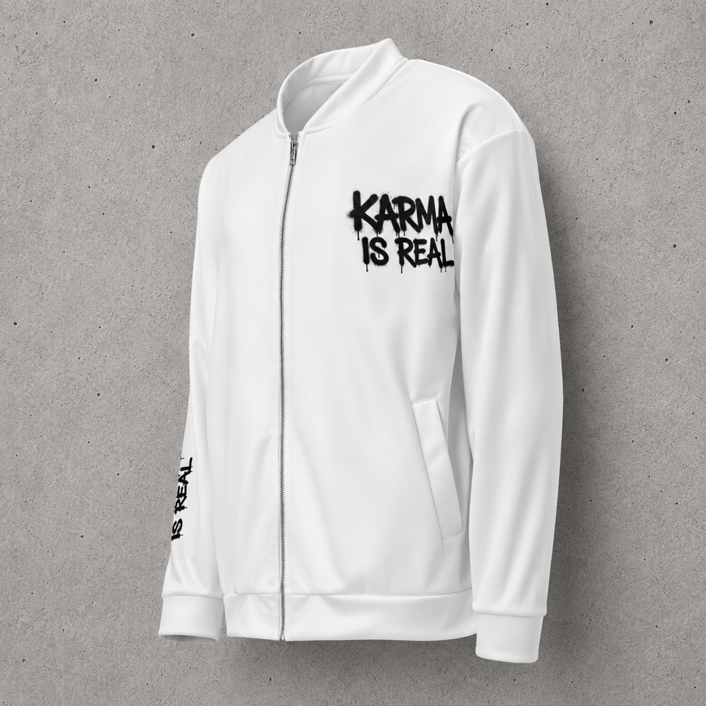 Unisex Karma is Real Bomber Jacket