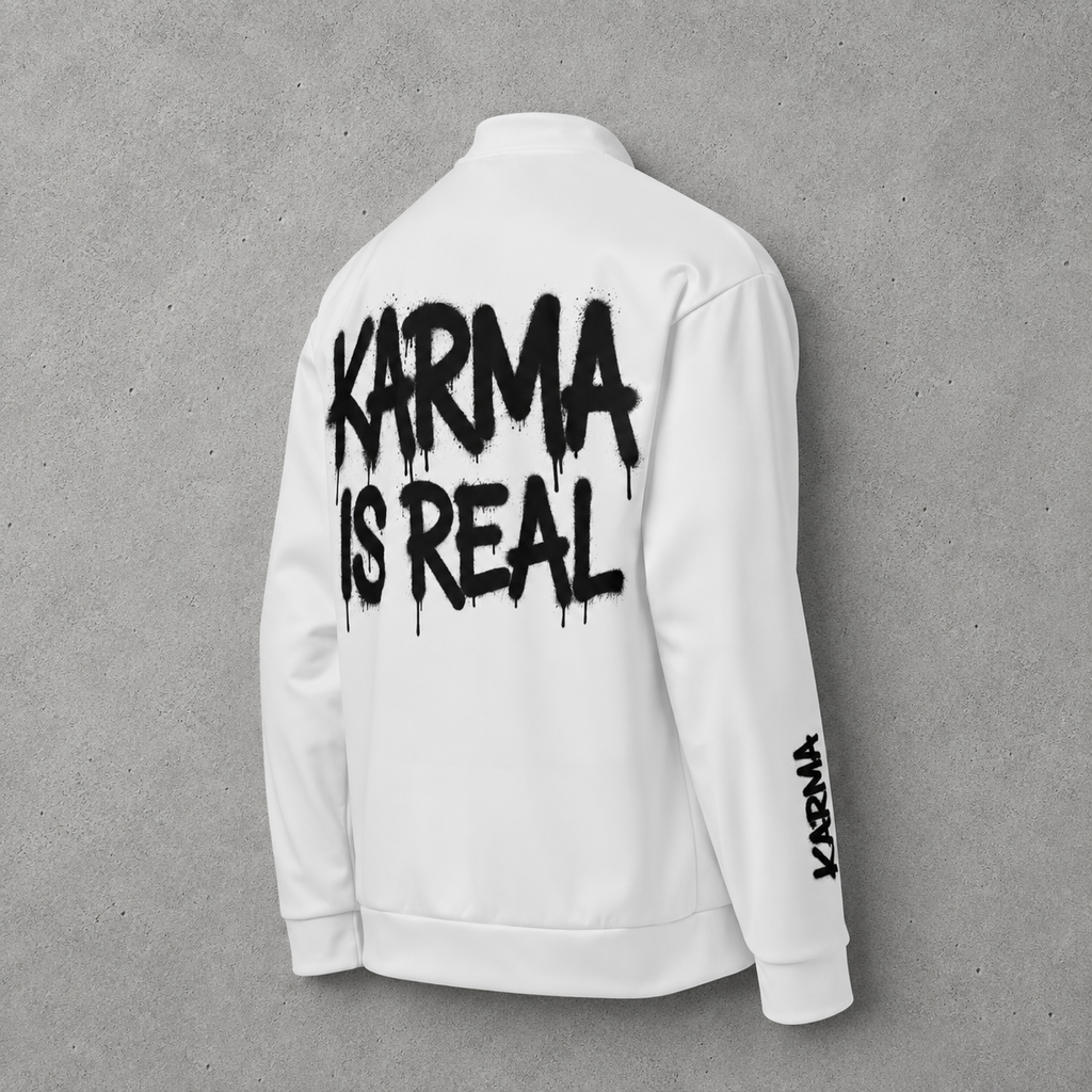 Unisex Karma is Real Bomber Jacket