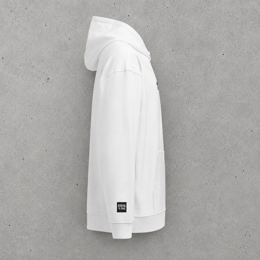 Unisex Karma Embroidered Hoodie
