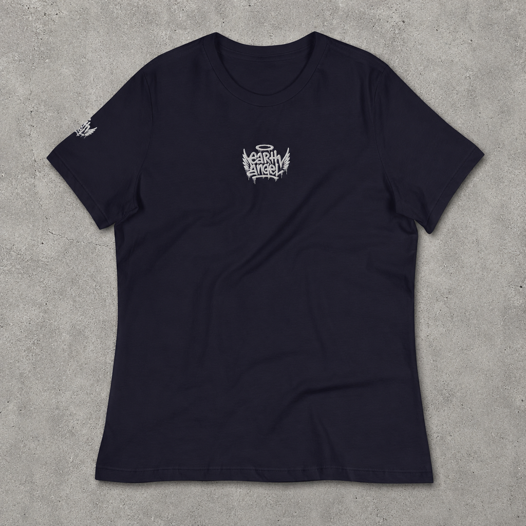 Women's Earth Angel Embroidered T-Shirt