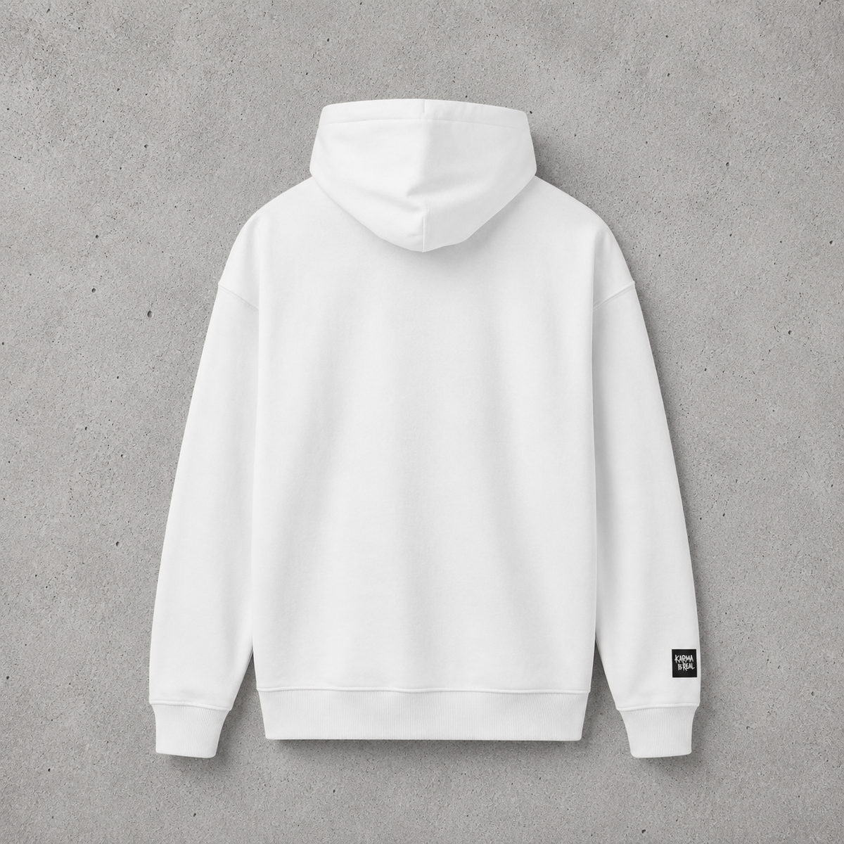Unisex Karma Embroidered Hoodie