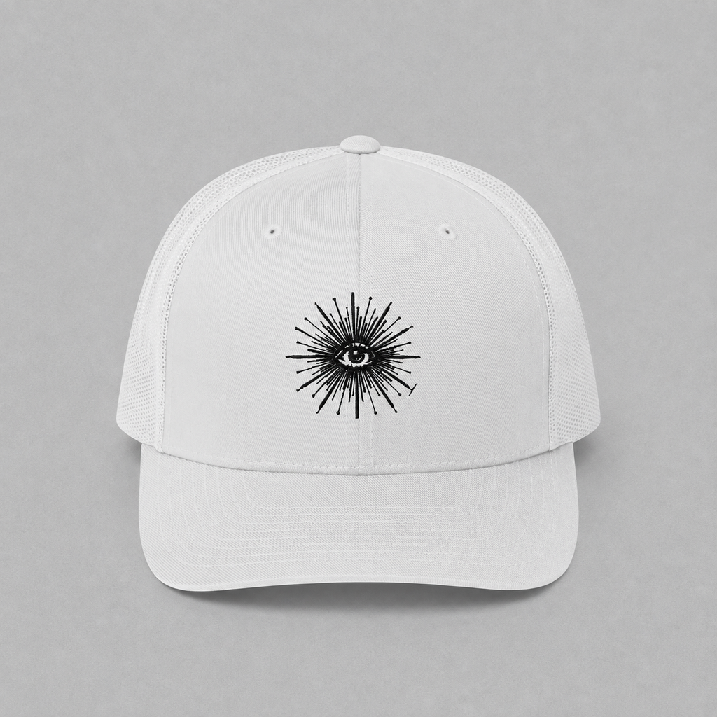 Embroidered Mystic Eye Trucker Cap