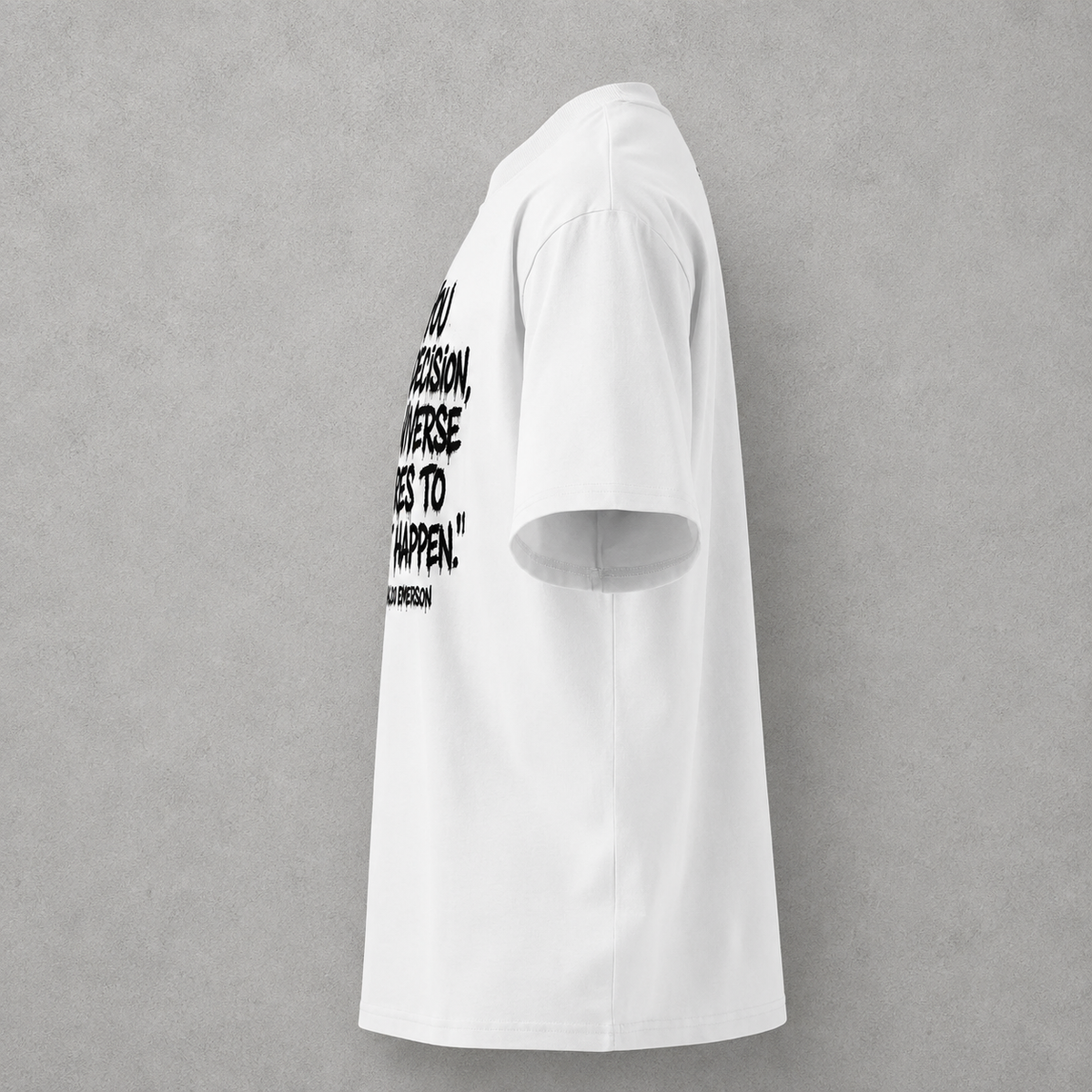 Unisex Emerson Oversized High Neck T-Shirt