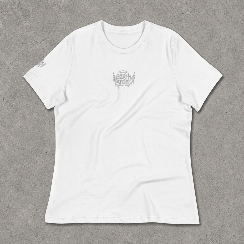 Women's Earth Angel Embroidered T-Shirt