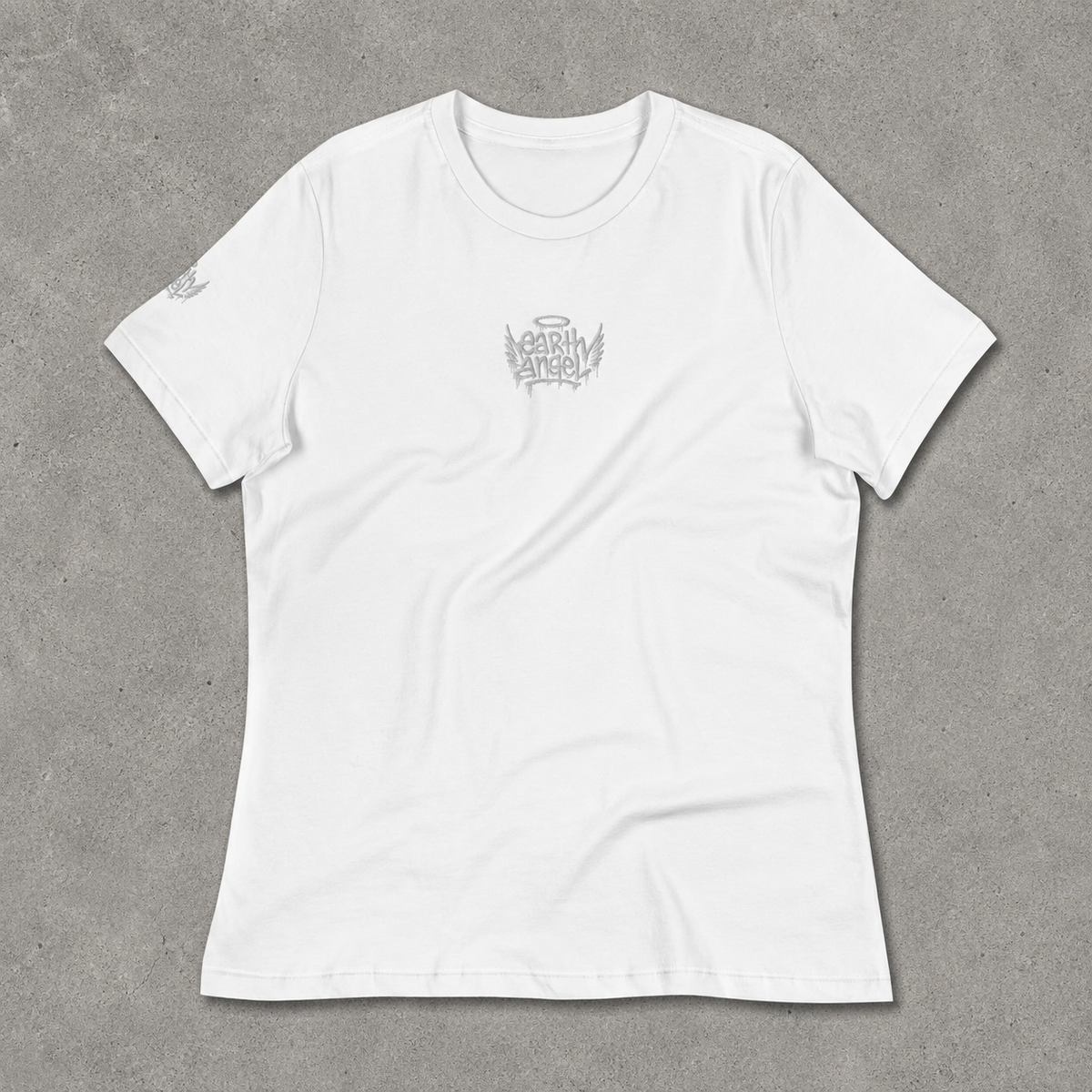 Women's Earth Angel Embroidered T-Shirt
