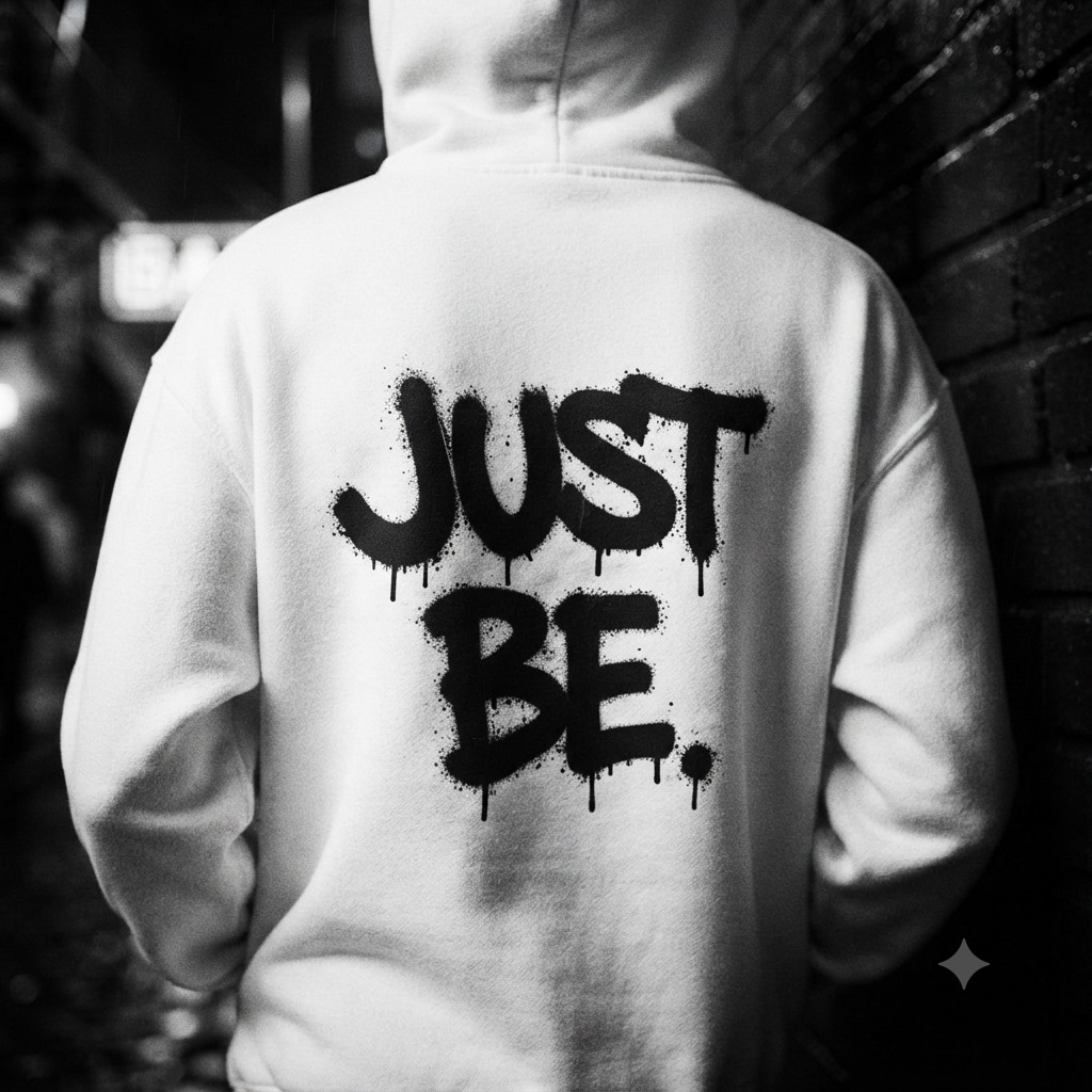 Unisex Heavy Blend™ Just Be Hooded Sweatshirt