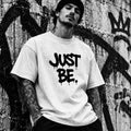 Unisex Just Be Oversized High Neck T-Shirt